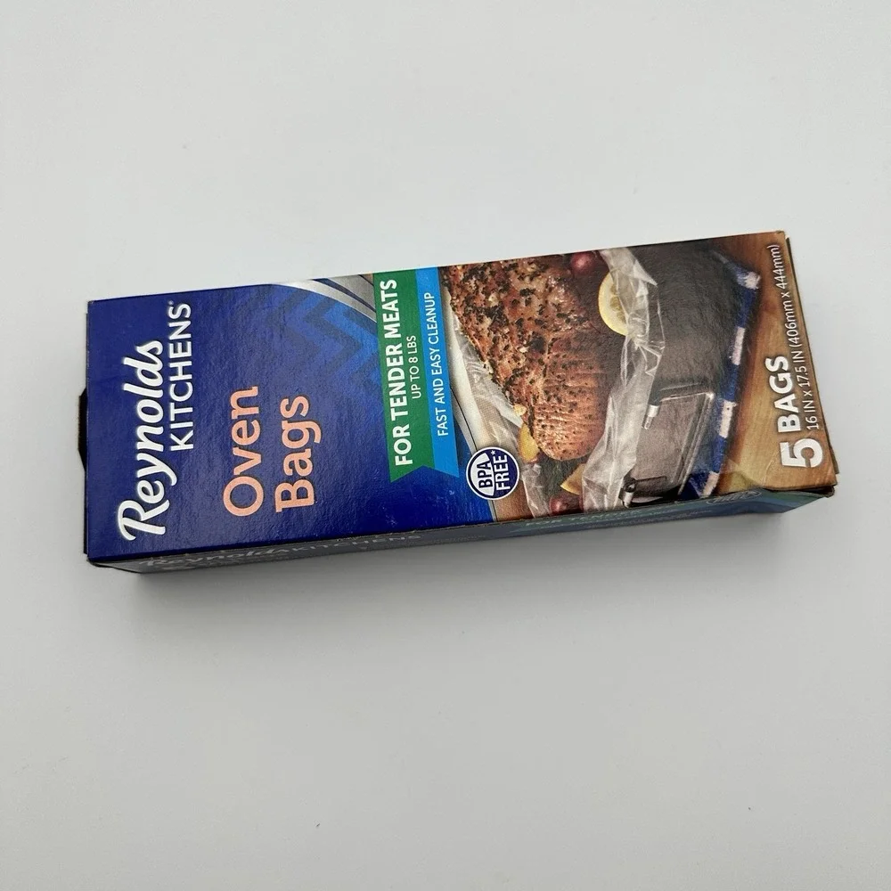 Reynolds Oven Bags 5 Count Box New For Tender Meats Up To 8 Lbs